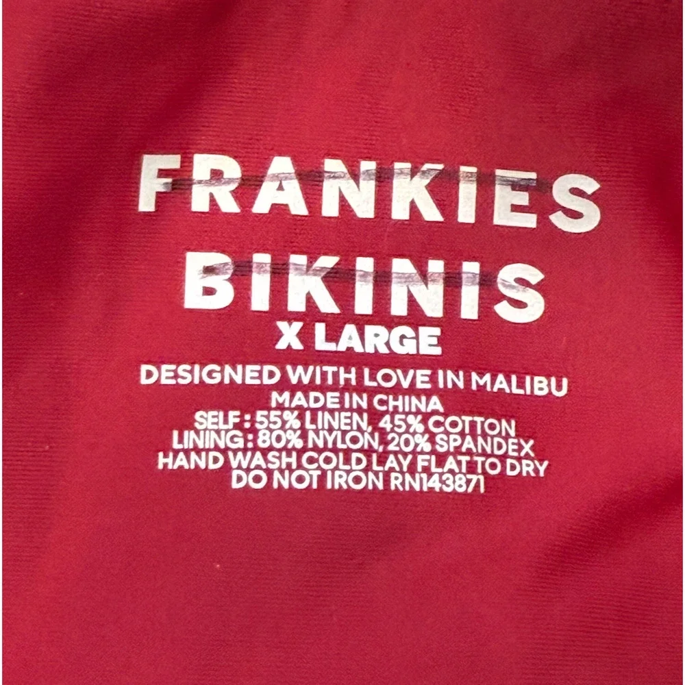 NEW FRANKIES BIKINIS RUBY MACKENZIE STRING CROCHET BIKINI SWIMSUIT BOTTOMS XL